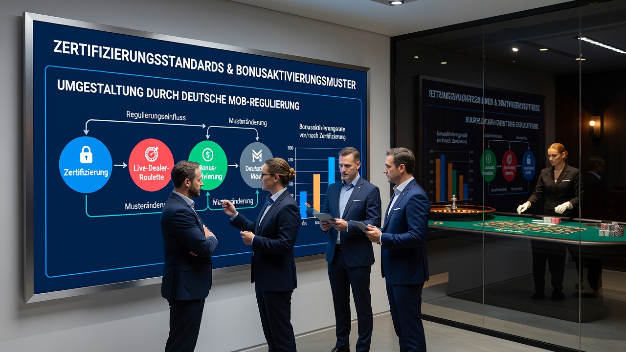 Mobile Live-Roulette mit Fokus auf zertifizierte Bonusstrukturen