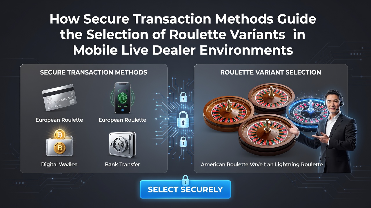 Mobile Live-Roulette mit integrierten sicheren Transaktionsoptionen