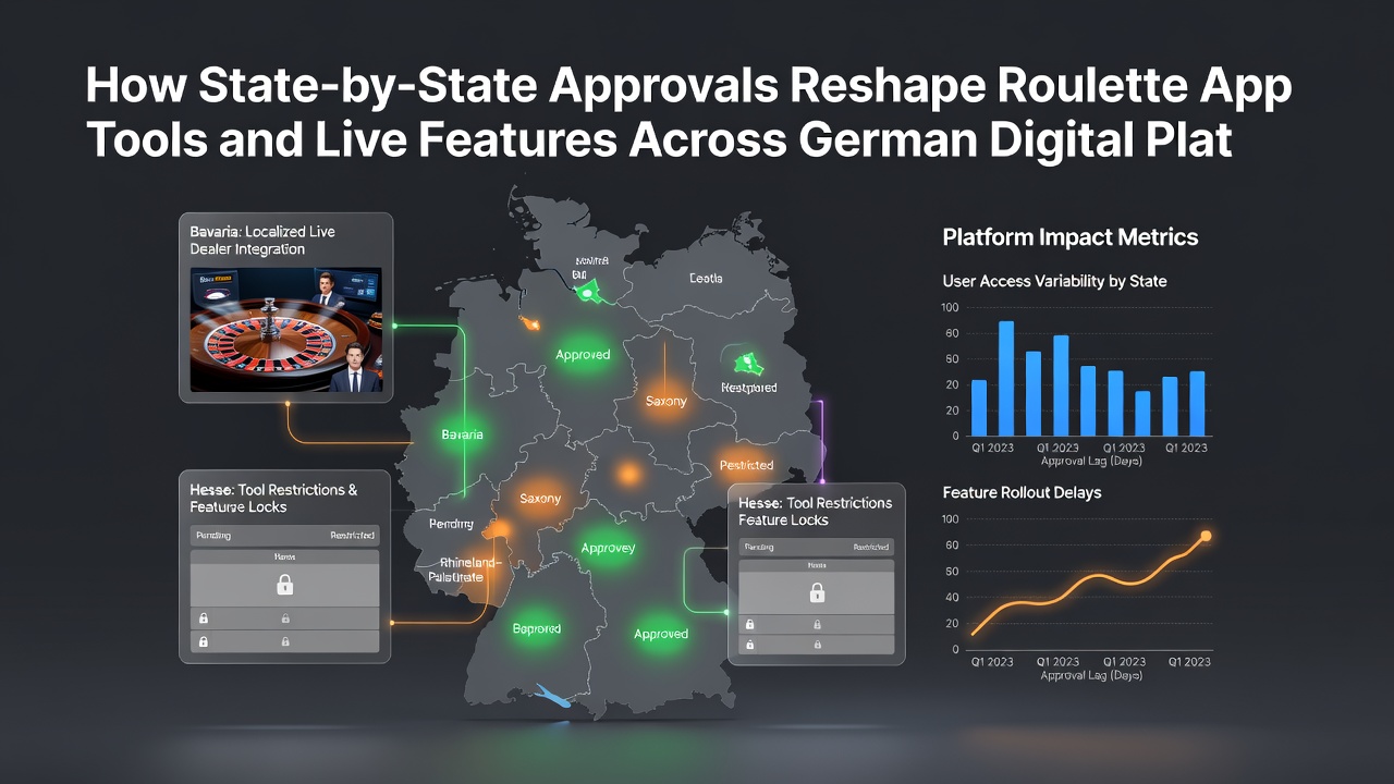 Live-Roulette-Studio mit regional angepassten Streaming- und Interaktionstools auf einem Desktop-Bildschirm