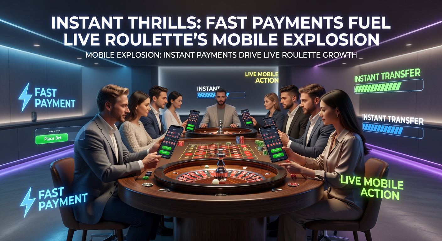 Grafik mit steigenden Kurven zu Mobile-Nutzung und Instant-Zahlungen in Live Roulette