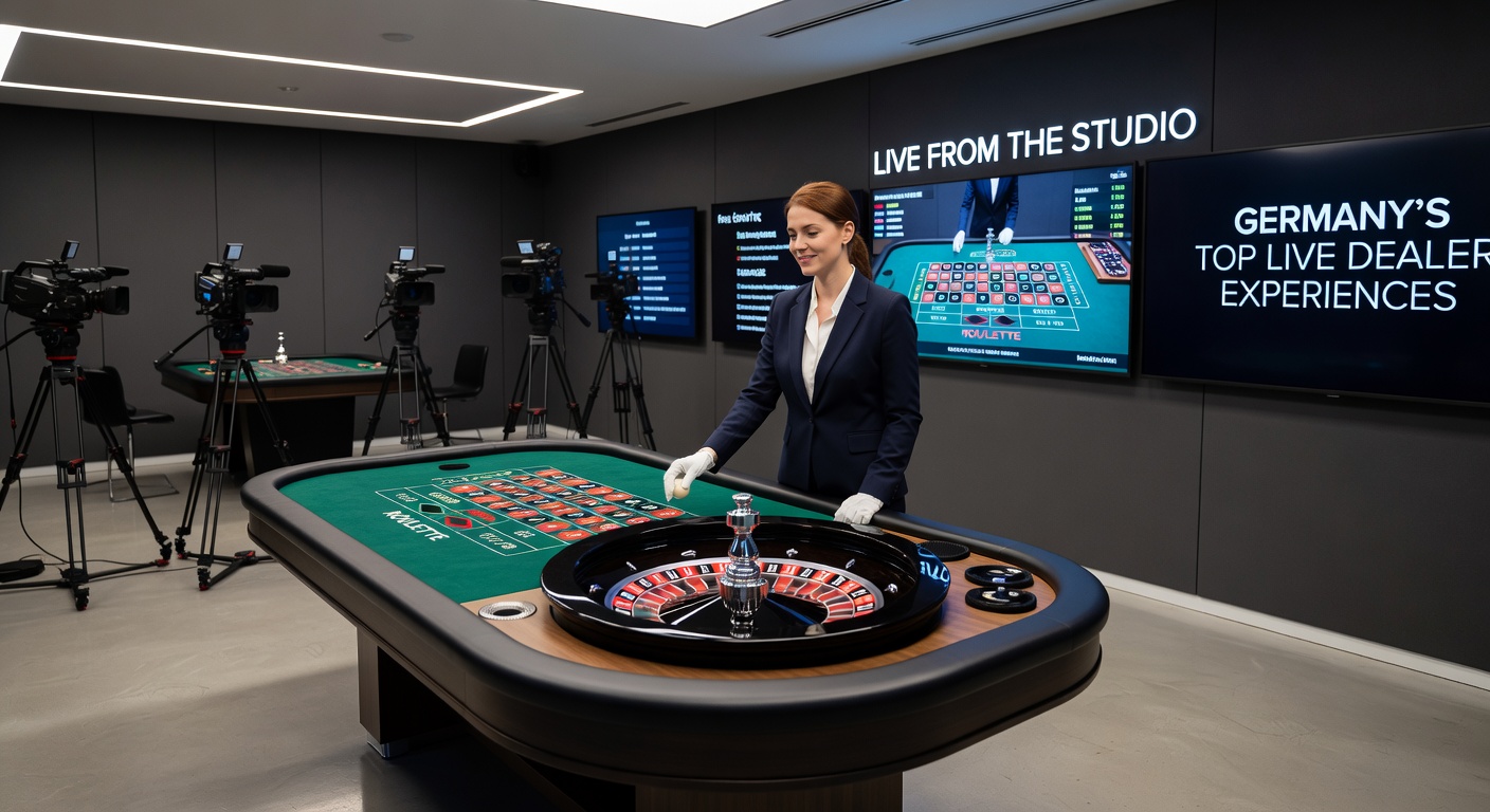 Nahaufnahme eines Live-Roulette-Rads in Rotation, mit Dealer-Händen und High-Tech-Überwachungsbildschirmen im Hintergrund