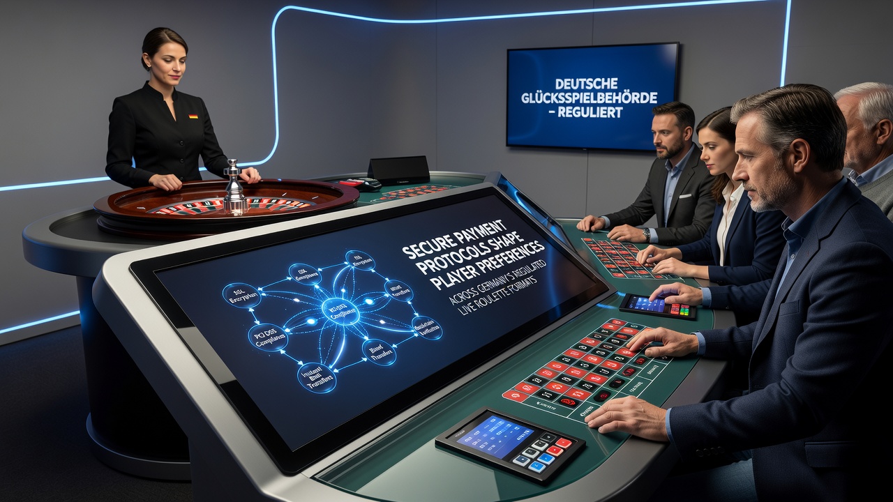 Live-Roulette-Tisch mit integrierten Zahlungsschnittstellen