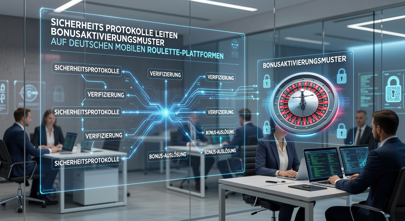 Mobile Roulette App mit aktivierten Sicherheitsprotokollen
